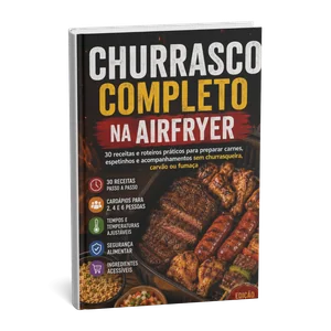 Capa do ebook Churrasco na Airfryer