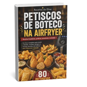 Capa do ebook Petiscos de Boteco na Airfryer