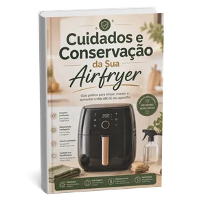 Capa do bônus Guia de Cuidados e Conservação da Airfryer